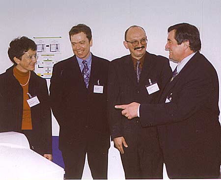 Inge Aures, Achim Lindner, Dr. Alois Kastner-Maresch und Erhard Hildner