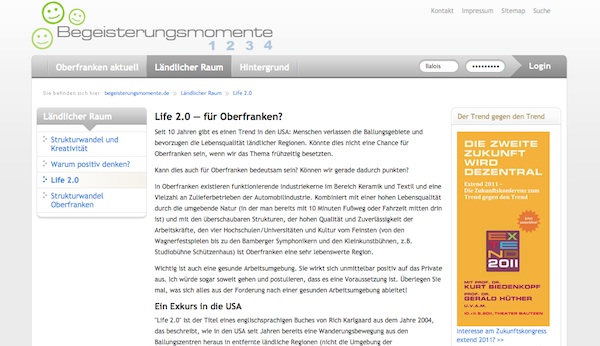 Begeisterungsmomente - als Inspiration für Oberlausitz-Leben Begeisterungsmomente