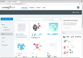 Übersichtsseite der eigenen LivingApps