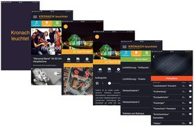 "Kronach leuchtet" - die App