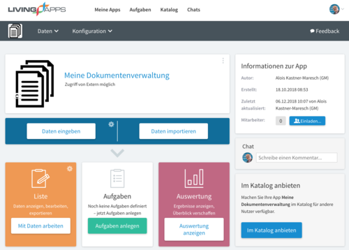 Eigene Dokumentenverwaltung mit LivingApps