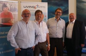 AKM, Claus Ehrhardt, Erhard Jersch und Robert Silberhorn zu Gast bei der LivingLogic AG