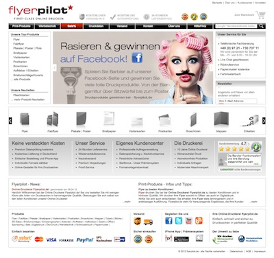 Flyerpilot Druckportal