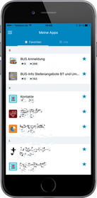 LivingApps-App auf iOS oder Android