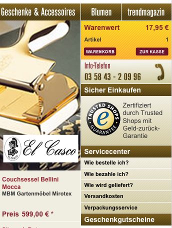 Krusekopf - Trusted Shop Siegel