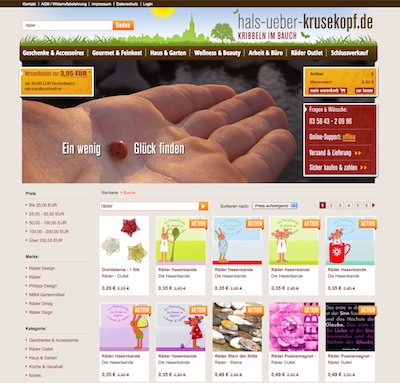 Webshop hals-ueber-krusekopf