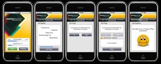 navitve iPhone-Anwendung Memotissimo