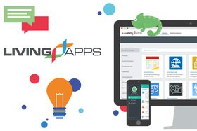 Mit LivingApps können Ideen in Lösungen umgesetzt werden — so einfach wie Inhalte erstellen.