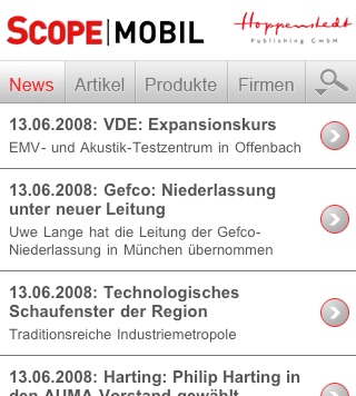 Scope Mobil Screenshot