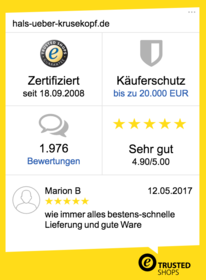Trusted-Shop zertifiziert Trusted-Shop zertifiziert